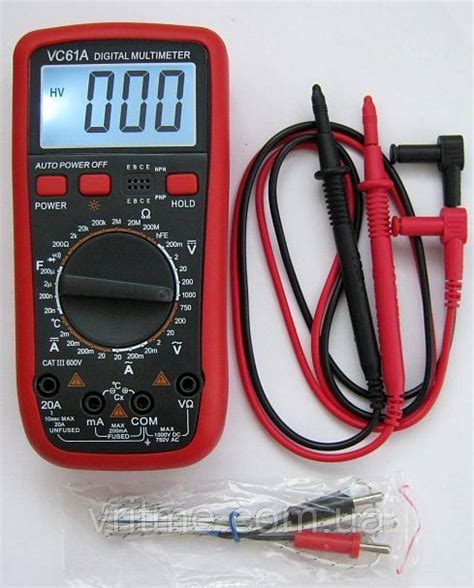 Цифровий мультиметр Digital Multimeter VC61A (ID#993687077), цена: 360 ...