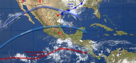 Pronóstico del clima en México para lunes 22 de mayo e oaxaca