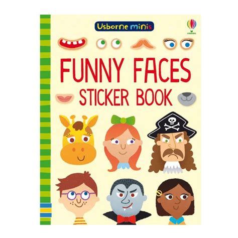 Funny Faces Mini Sticker Book - Fun Learning