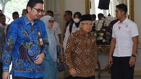 Ma Ruf Amin Gelar Halal Bihalal Di Istana Wapres Foto Tempo Co