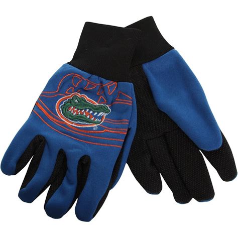 Florida Gators Raised Logo Gloves Royal Blue