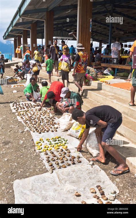 Dh Png Market Alotau Papua New Guinea Native Stall Holders Markets