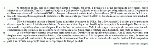 Rela O S Id Ias E Estruturas Do Texto Acima Julgue