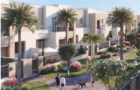 Reem Town Square Dubai By Nshama Most Spacious Townhouses