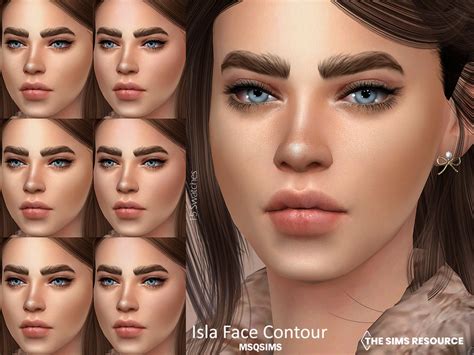 The Sims Resource Isla Face Contour Face Contouring Nose