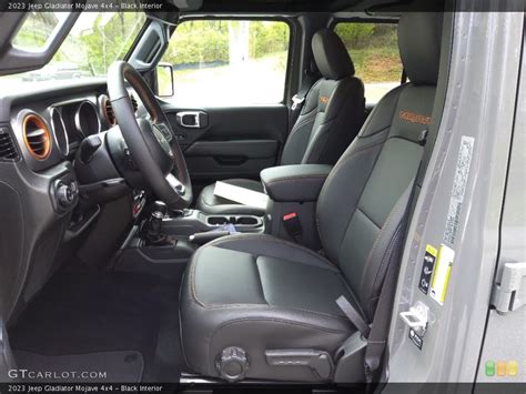 Black 2023 Jeep Gladiator Interiors