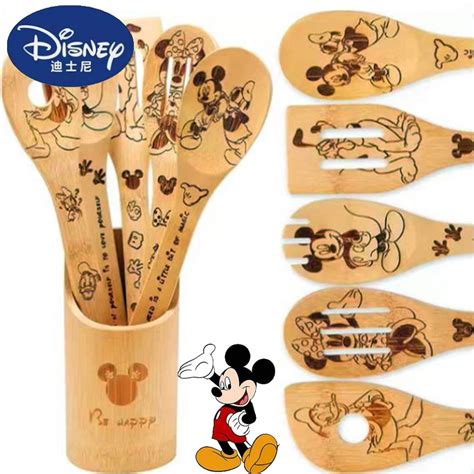 5 Adet Disney Anime Mickey Mouse Spatula Kawaii Diki Ah Ap Spatula