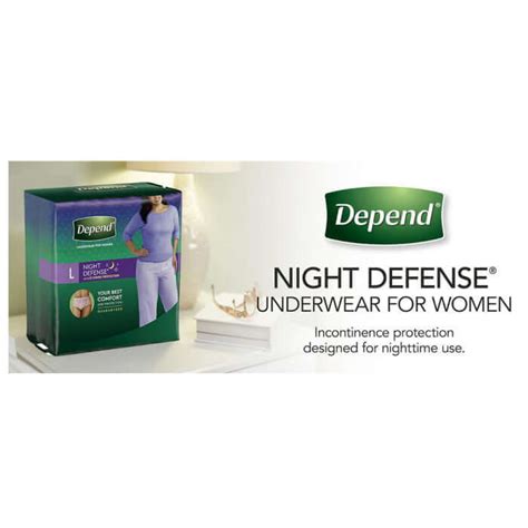 Depend Night Defense Underwear for Women