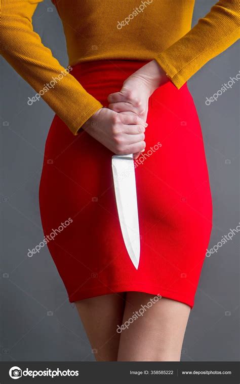 Girl With Knife Stock Photo By ©sharpner 358585222