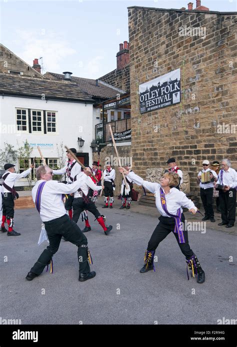 Kern Morris dance at Otley Folk Festival 2015, West Yorkshire, England ...