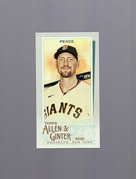 2020 Topps Allen And Ginter Mini 171 Hunter Pence Ebay