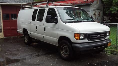 Sell Used 2003 Ford E350 Econoline Van Cargo Van Color White In