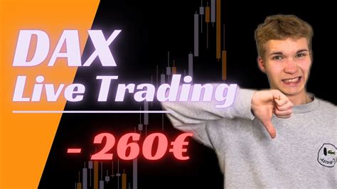 Dax Live Trading M Scalping Pips Youtube