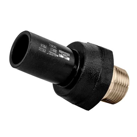 ADAPTADOR MACHO HDPE SDR11 PE100 ROSCA MACHO TERMOF Grupo Hidraulica