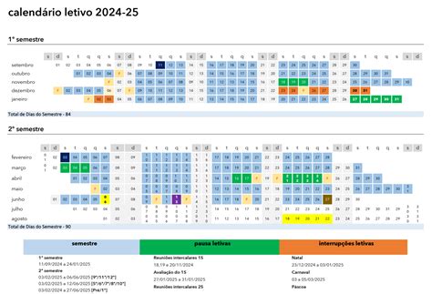 Calendário Escolar 2024 2025 Agrupamento de Escolas de Cascais