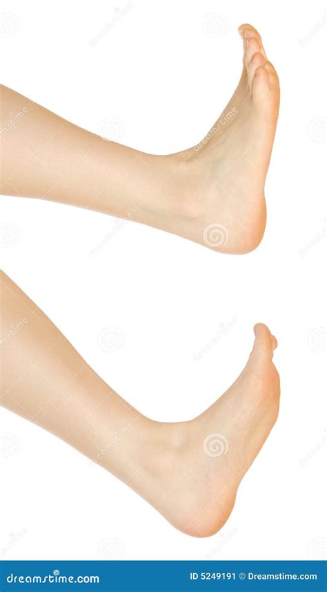 Naked Feet Stock Image Image Of White Skin Isolated