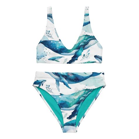 Humpback Dreams Scuba Bikini High Waisted Set The Dive Compass