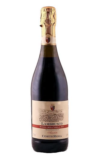 Игристое вино Corte Rosa Lambrusco Rosso Amabile Dell'Emilia цена 0,75 ...