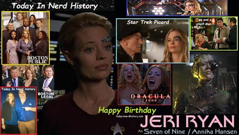 Happy birthday Jeri Ryan, born February 22, 1968 | Star trek images, Jeri ryan, Star trek