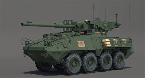 M1128 MGS Tank Destroyer 3D - TurboSquid 2174405