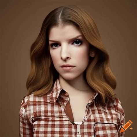 Close Up Portrait Of Anna Kendrick On Craiyon