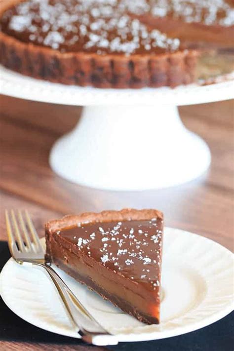 Salted Chocolate Caramel Tart Brown Eyed Baker