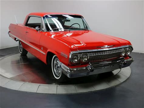 Seller of Classic Cars - 1963 Chevrolet Impala (Red/Black)