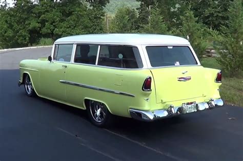 55 Chevy Wagon | Station wagon cars, Vintage muscle cars, Wagon cars