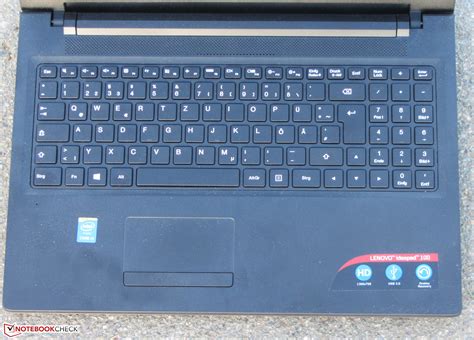 Lenovo IdeaPad 100-15IBD Notebook Review - NotebookCheck.net Reviews