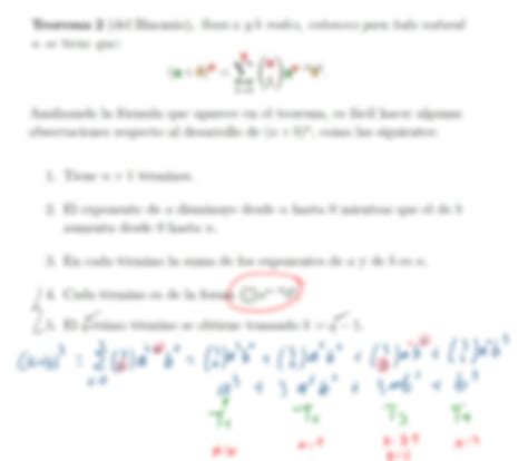 Solution Explicacion Teorico Practica De La Combinatoria Y Teorema Del