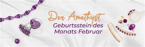 Geburtsstein Des Monats Februar Der Amethyst