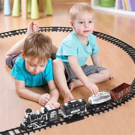 Remote Control with 3 Speeds | RC Train Set with Smoke, Sound and Light – Chyhua