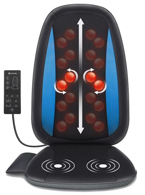 Belmint Full Back Massager With Heat 12 Deep Kneading Massage Nodes For Upper And Lower Back