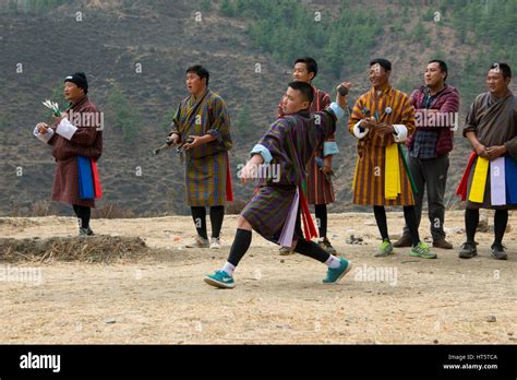 Bhutan Paro Capital Of Paro District Aka Dzongkhag Khuru Darts