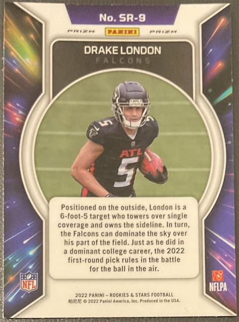 Drake London Prizm Rg Dl Gear Silver Relic Green Supernatural