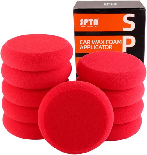 Amazon Spta Foam Applicator Pads Inch Round Shape Side Pressing