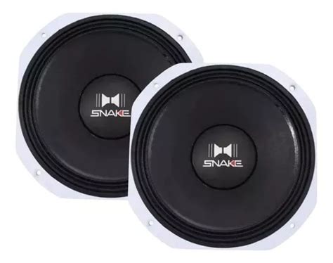 Par Woofer Snake Esx608 300w Rms 8 Polegada 8 Ohms Fullrange Frete grátis