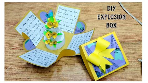 Diy Explosion Box Explosionbox Diyexplosionbox Easybox Youtube