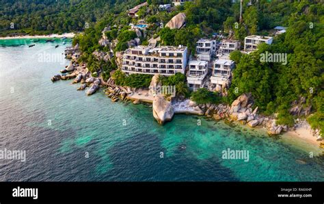 Jamahkiri Resort Spa Shark Bay Koh Tao Island Thailand Stock Photo