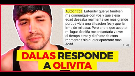 DALAS AL FIN HABLA DEL TEMA DE OLIVITA YouTube