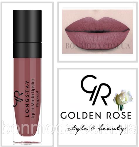 Матовая стойкая жидкая помада Golden Rose Longstay liquid Matte № 20