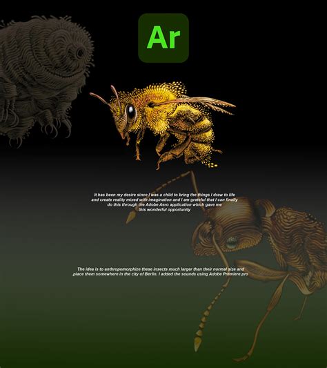 Insects with augmented reality... on Behance