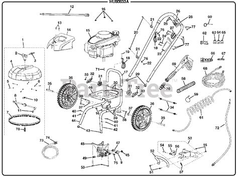 Husky Hu A Husky Pressure Washer General Assembly Parts Lookup