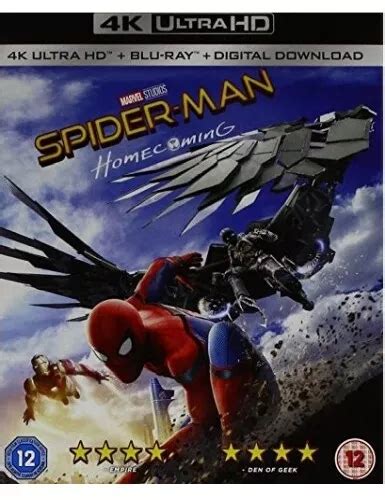 SPIDER MAN HOMECOMING 4K Ultra Hd Blu Ray Uk New 4K Bluray EUR 50