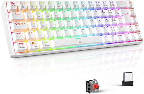 Tecurs Kb Wireless Mechanical Gaming Keyboard Pc Rgb Tkl Azerty