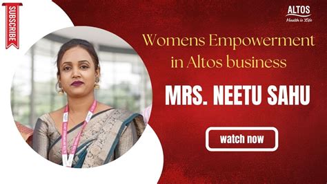 Womens Empowerment In Altos Business Neetu Sahu Altos Enterprises