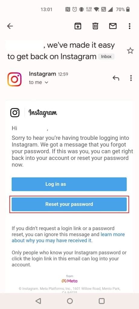 How to Reset Your Instagram Account – TechCult