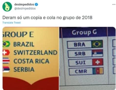 T Demorando Fuleco Na Rua Os Memes Do Sorteio Da Copa Do Mundo