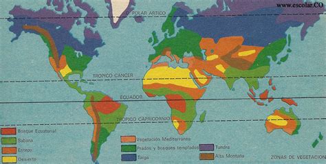 Las zonas bioclimáticas de la Tierra Revista CAOS