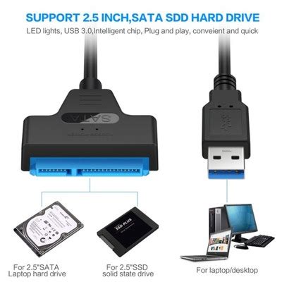 Adapter Kabel Usb Sata Do Dysku Twardego